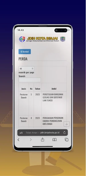 JDIH Kota Binjai Screenshot 2