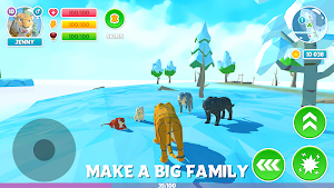 🐯 Winter Tiger Family Simulator 3D Screenshot 0