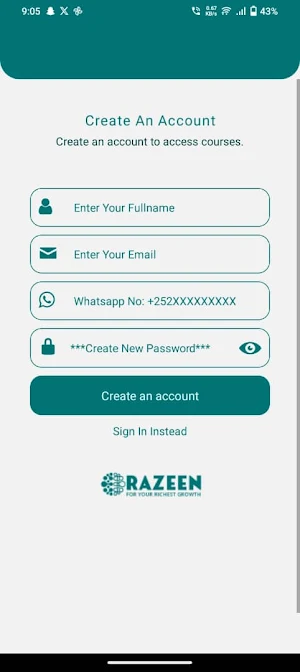 Razeen TC Screenshot 1