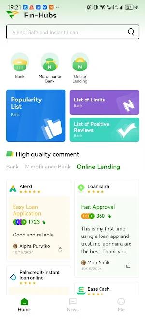 Fin-hubs Screenshot 2