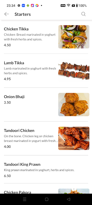 Taste Of India Screenshot 2