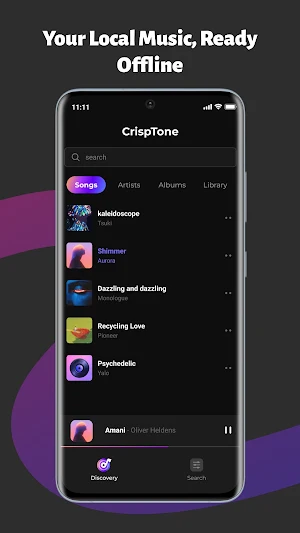 CrispTone: Offline Music Screenshot 0