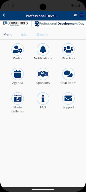 ConsumersCU Events Screenshot 0