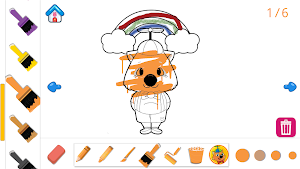 Coloring Wally Wombats Screenshot 3