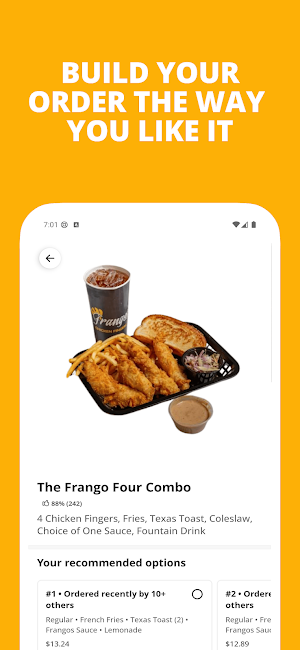 Frangos Chicken Fingers Screenshot 1