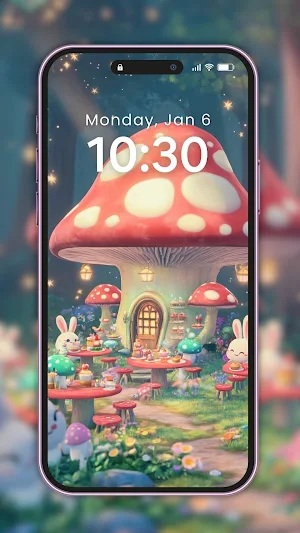 Mushroom Wallpaper Art Screenshot 1