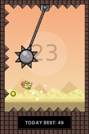 Flapping Cage: Avoid Spikes Screenshot 2