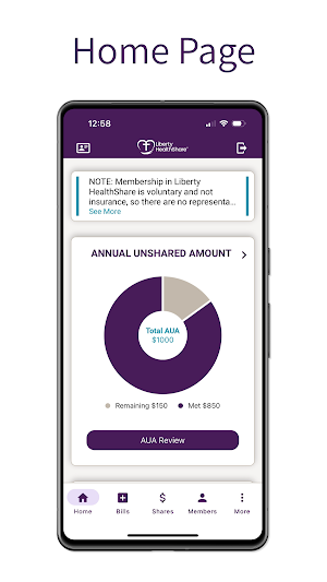 Liberty HealthShare Screenshot 1