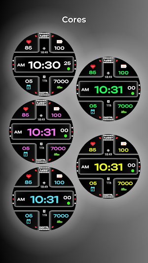 Block Time 22 Watch Face Screenshot 3