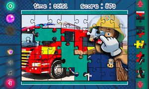 Firefighter Jigsaw Sam Puzzle Screenshot 0