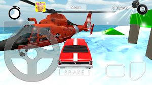 Snow Car Race & Stunts Extreme by Kaufcom Screenshot 2