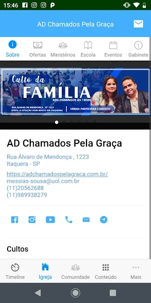 Assembléia de Deus Chamados Pela Graça Screenshot 1