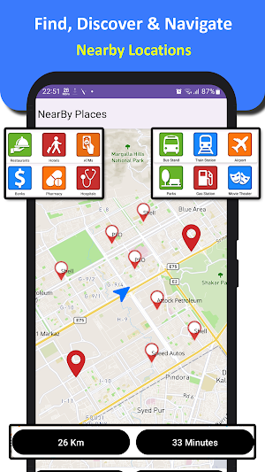 GPS navigation, maps & route Screenshot 1