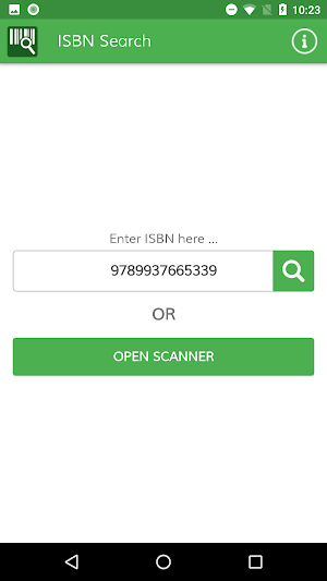ISBN Search Screenshot 0
