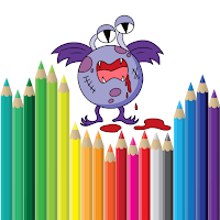 Funny Monster Coloring Book
