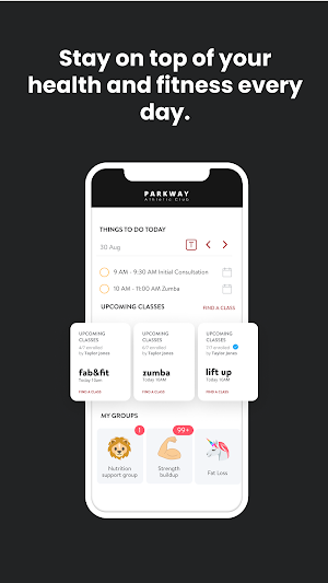 Parkway Athletic Club Screenshot 1