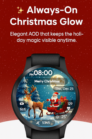 Xmas Magic WatchFace Screenshot 3