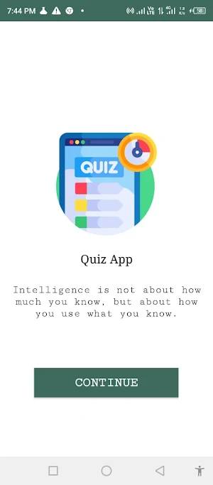 Quiz App Screenshot 1
