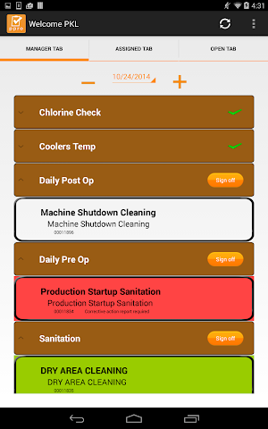 PPro Food Safety App Screenshot 0