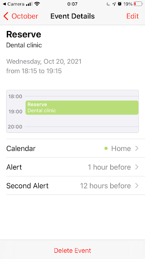 iCalendar QR generator Screenshot 3