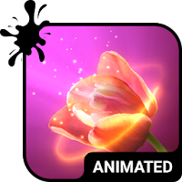 Tulips Animated Keyboard + Live Wallpaper