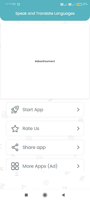 Speak and Translate Languages Screenshot 1