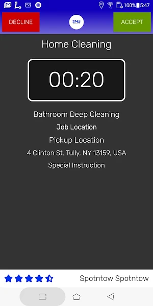 SpotnServices Service Provider Screenshot 2