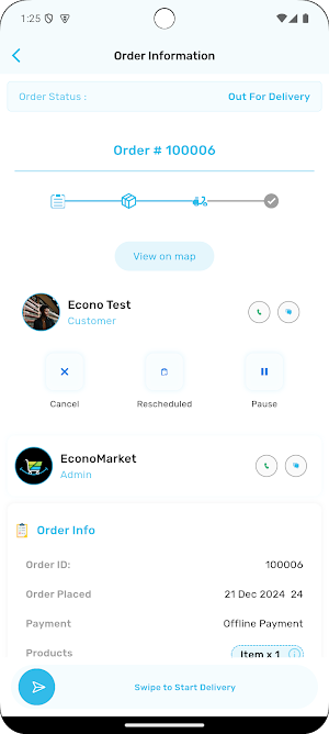 EconoDelivery Screenshot 1