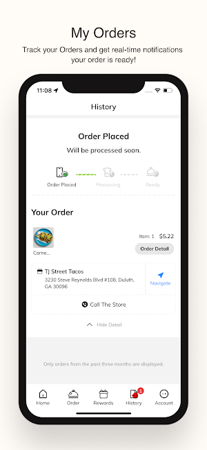 TJ Street Tacos Screenshot 2