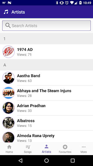 Nepali Songs Lyrics and Chords Screenshot 1
