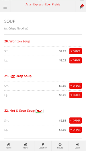 Asian Express Eden Prairie Screenshot 2