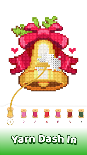 Christmas Yarn: Pixel Art Screenshot 0