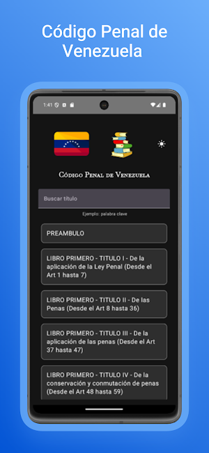 Código Penal de Venezuela Screenshot 0