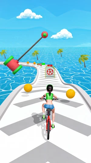 Young Biker Girl Ramp Bike Screenshot 1
