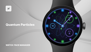 Quantum Particles Watch Face Screenshot 0