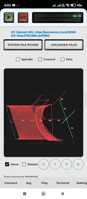 GRBL CNC Controller: PocketCNC Screenshot 3