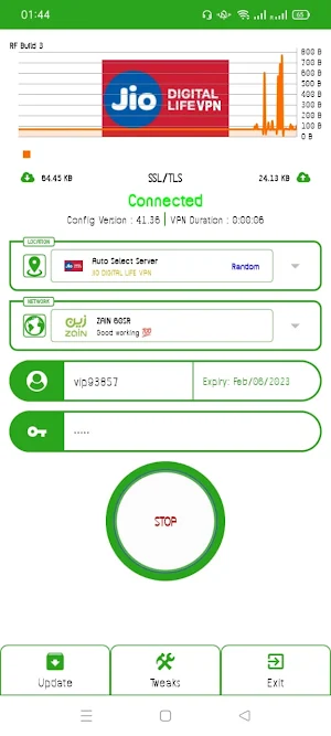 JiO DiGiTAL LiFE VPN Screenshot 2