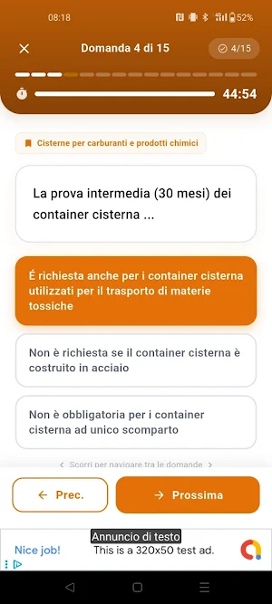 Quiz ADR - Merci Pericolose Screenshot 1