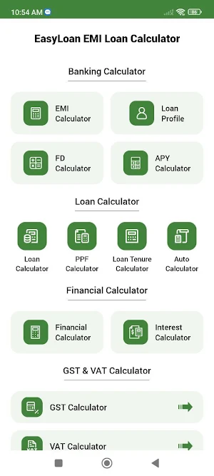 EasyLoan - EMI Loan Calculator Screenshot 0