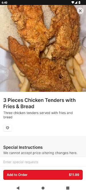 Jimmy's Hot Chicken Market Screenshot 2