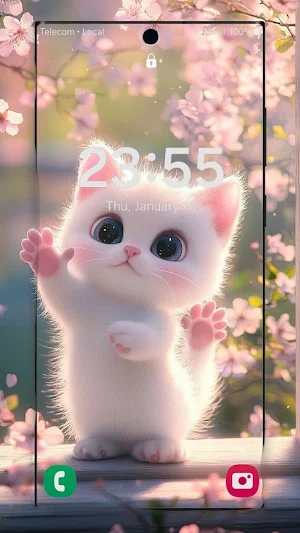 Kitten cute Wallpaper Screenshot 3