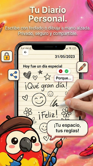Atarabi: Diario IA y Emociones Screenshot 2