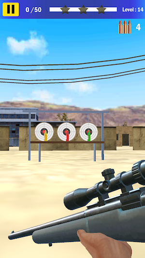 Gun Range Target Shooting Game Screenshot 1