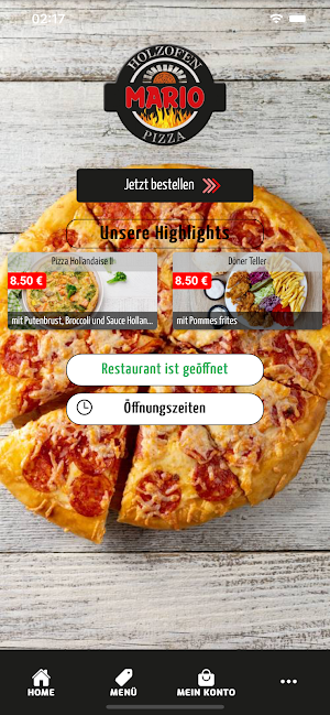 Mario Holzofenpizza Screenshot 0