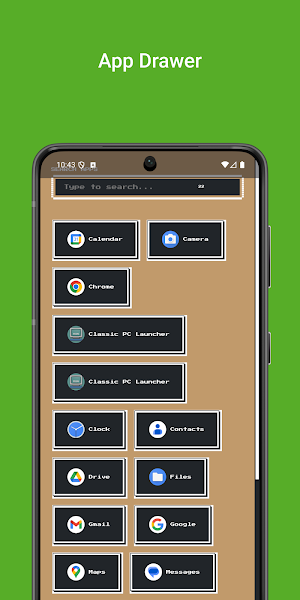 Pixel UI Retro Launcher Screenshot 2