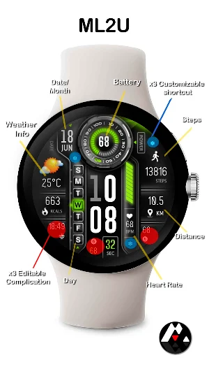 ML2U 275 Watch Face Screenshot 1