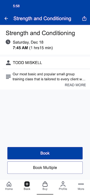 BMBI Fitness Screenshot 2