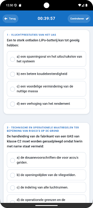 Drone Examen A2 Vliegbewijs Screenshot 2