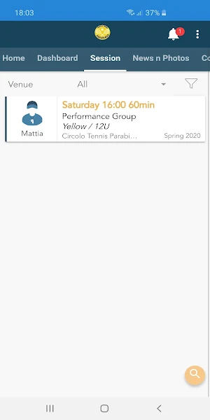 Circolo Tennis Parabiago Screenshot 2