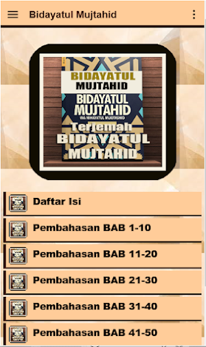 Kitab Bidayatul Mujtahid Screenshot 3